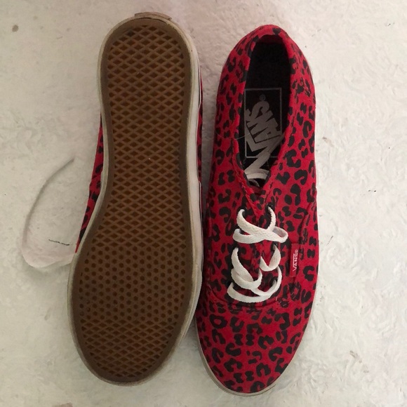 red leopard vans